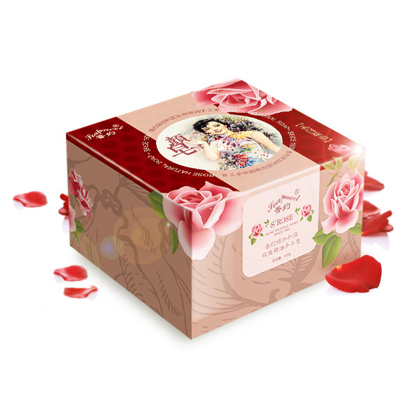 香约玫瑰精油100g补水身体手工皂 香约身体皂