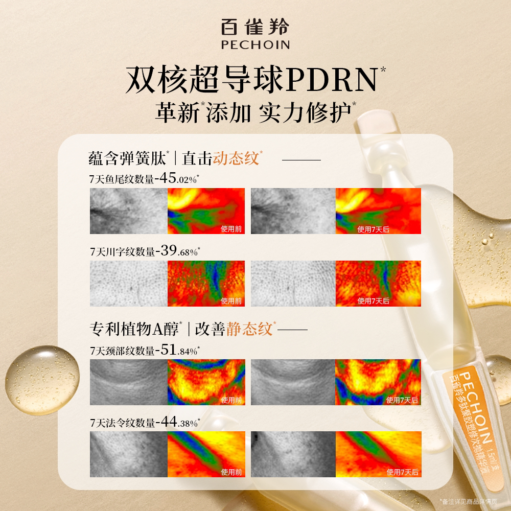 【立即抢购】百雀羚PDRN超塑棒次抛精华多肽抗皱保湿次抛精华液