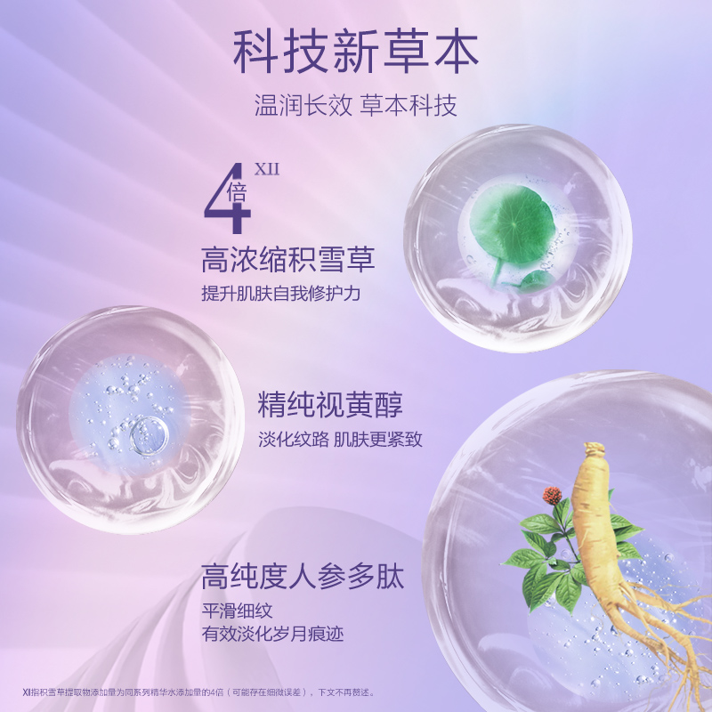 百雀羚旗舰店【新年礼物】百雀羚帧颜淡纹修护霜抗皱抗初老保湿乳液面霜视黄醇1