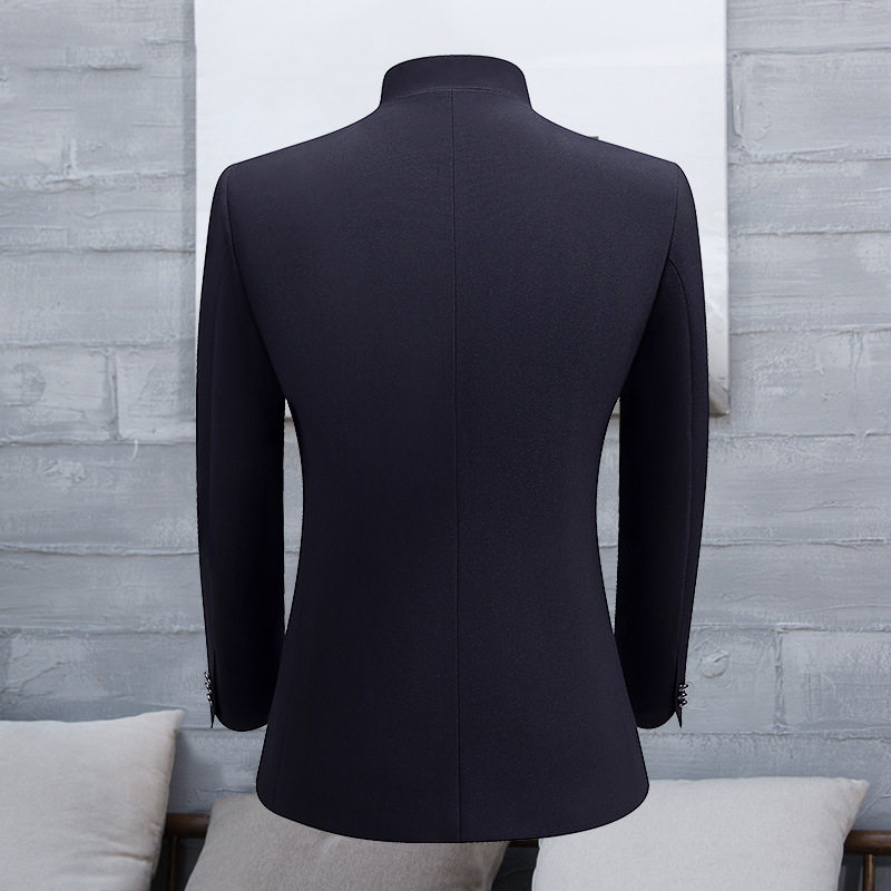 青年唐装男修身盘扣外套立领中山装新郎中式结婚礼服复古中国风,淘宝优惠券,粉丝福利购,淘宝优惠卷