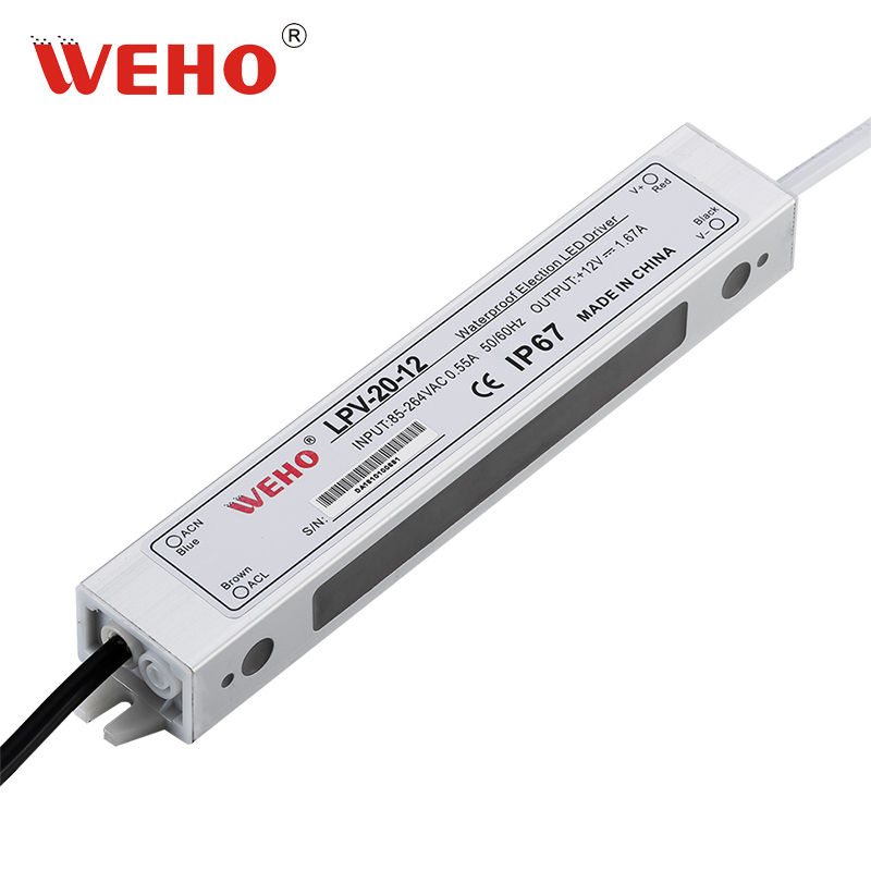 伟豪LPV-20-12V33A户外防雨LED发光字招牌开关电源直流24v变压器-图1