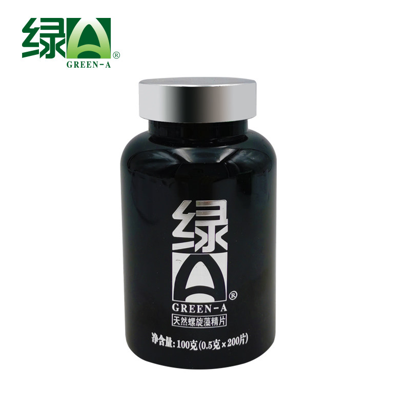 绿a官方旗舰店正品天然螺旋藻精片0.5克200粒云南程海湖钝顶藻粉,淘宝优惠券,粉丝福利购,淘宝优惠卷