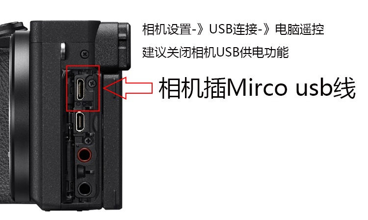 适用于苹果手机连索尼A6400 6500 A7S2 A7R2A9相机取景监视数据线 - 图2