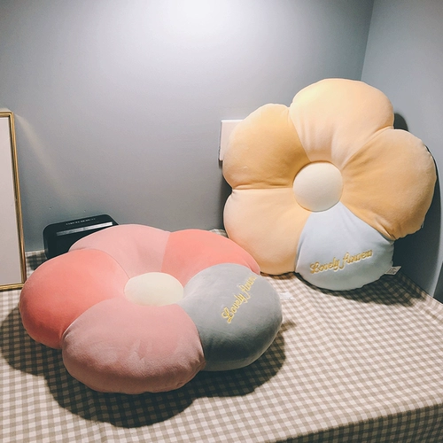 Новый лепесток INS Circular Cushion Толстая цветы столовая подушка