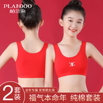 Girls Life Underwear underwear Underwear Suit Hair Birth 13 Year Long Year 12 Girls Children Great Red Teenage Bra