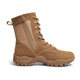 Ультрасветло-коричневые кожаные армейские ботинки Golden Monkey