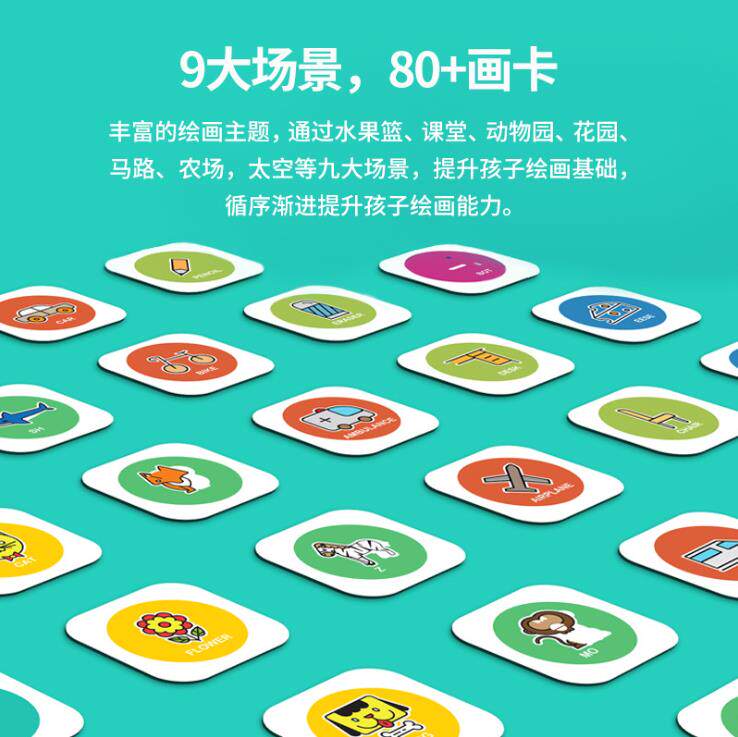 蓝宙绘画机器人昆希3-12岁男孩女孩 玖咏泰和数码智能机器人