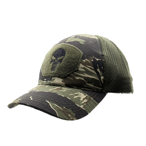 犀兕合甲虎斑棒球帽刺绣款户外军迷用透气均码可调节版型正 - 图3