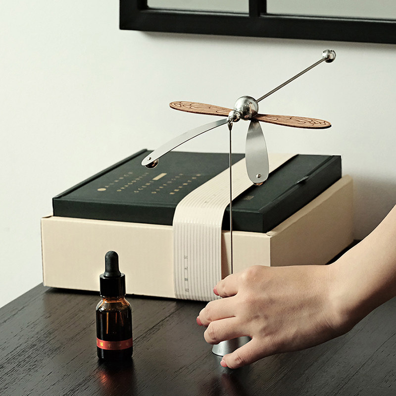 蜻蜓平衡扩香器香薰精油摆件乔迁新居入伙新婚生日新年伴手礼物,淘宝优惠券,粉丝福利购,淘宝优惠卷