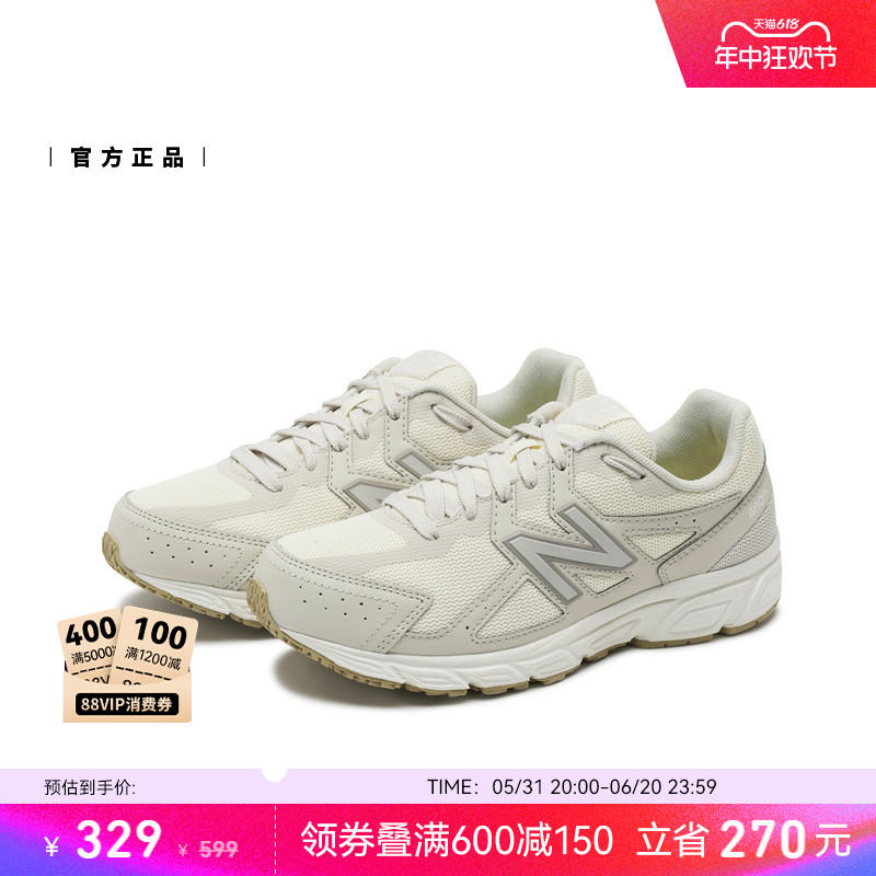 New Balance NB官方正品女款复古百搭舒适运动休闲老爹鞋W480ST5-图0