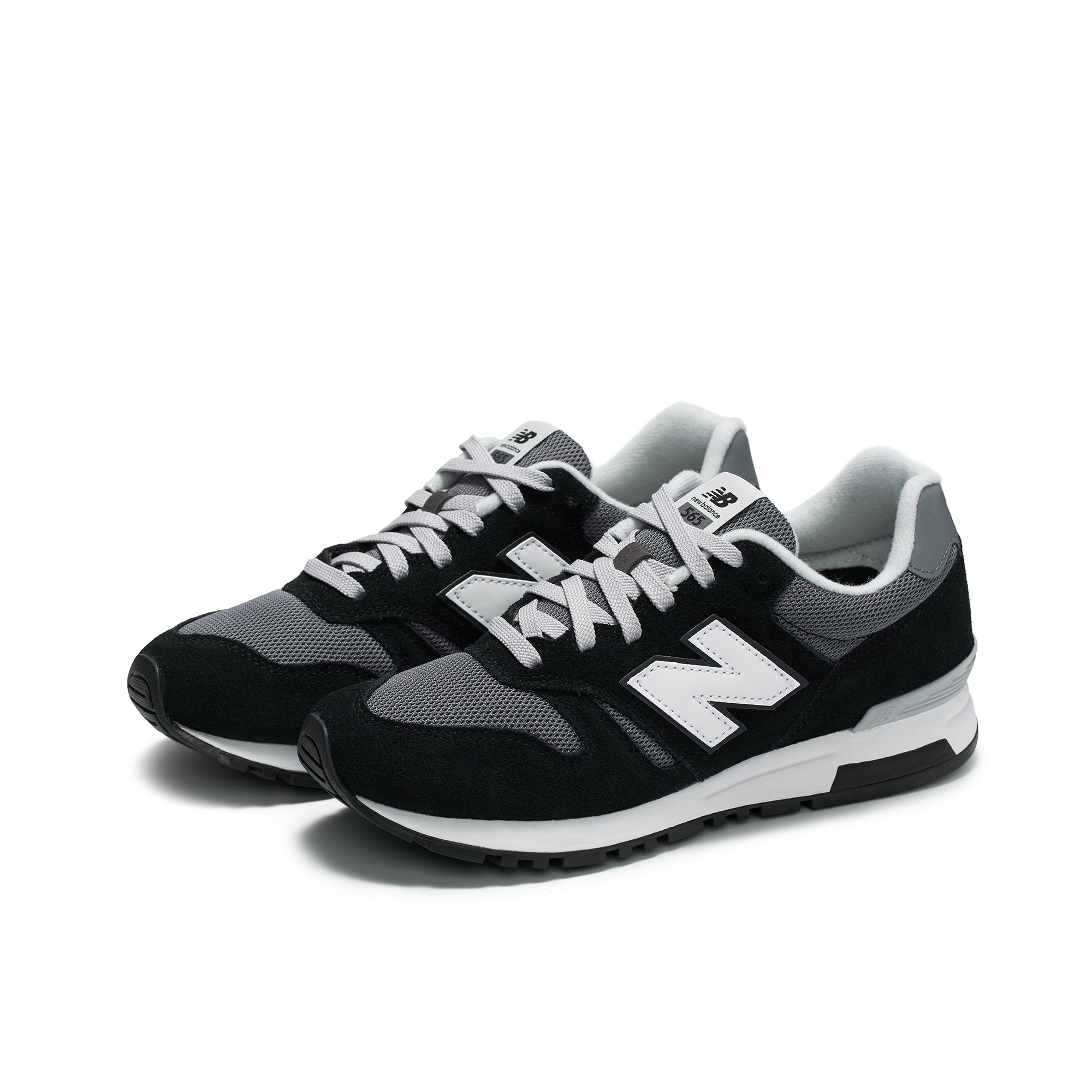 New Balance NB官方新款男女情侣经典复古灰色运动休闲鞋ML565CLG-图2