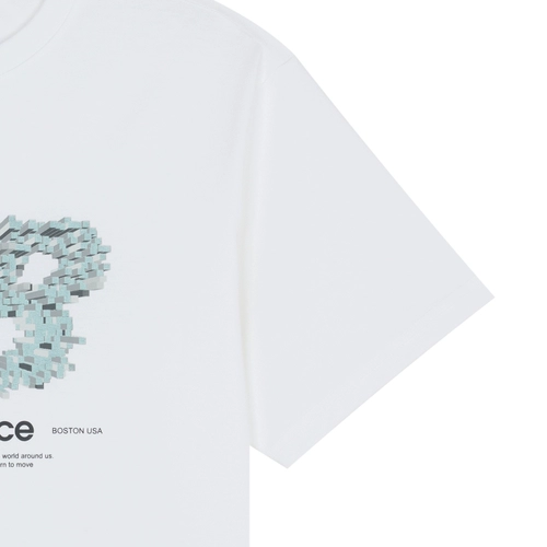 New balance, спортивная однотонная футболка для отдыха