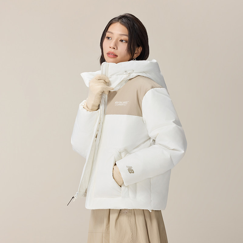 New Balance NB官方25年新款女士保暖防泼水鸭绒羽绒服AWJ53398