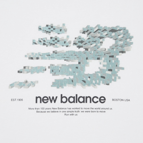 New balance, спортивная однотонная футболка для отдыха