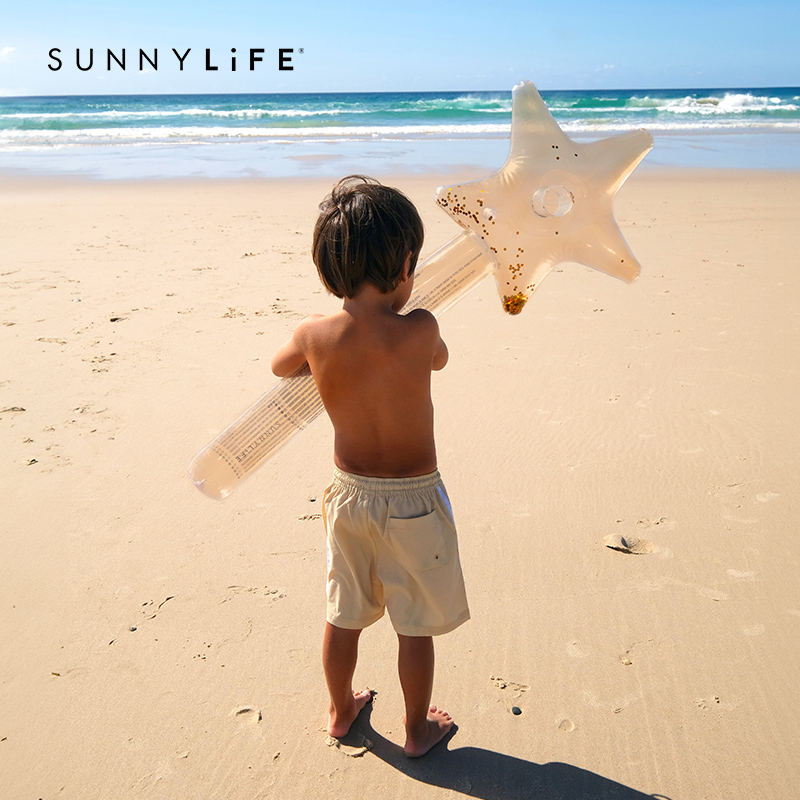 澳洲SunnyLife 儿童游泳浮力棒游泳圈戏水漂流浮排沙滩玩水潜水棒 - 图1