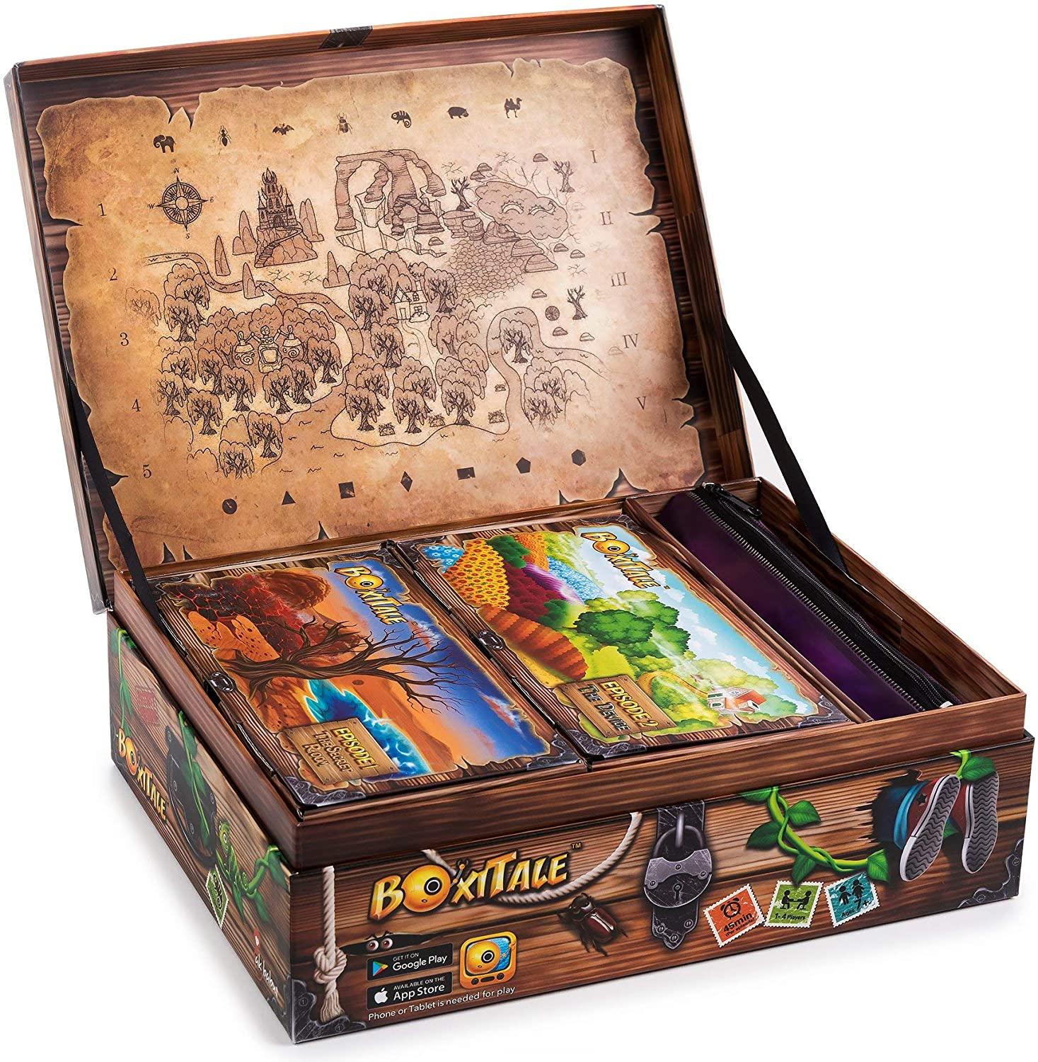 boxitale knights of nature自然骑士app手工diy制作游戏场景棋盘
