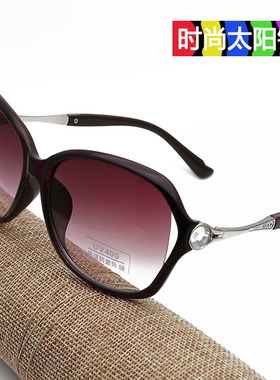 新款时尚带钻墨镜大框开车