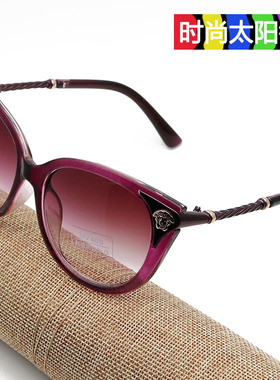 墨镜圆脸大框太阳眼镜明星同款