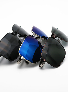 男士新款内驾驶开车圆脸偏光镜