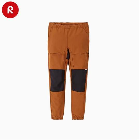 24秋冬新品reima男女儿童中童拒水户外运动休闲拼接长裤5100260A