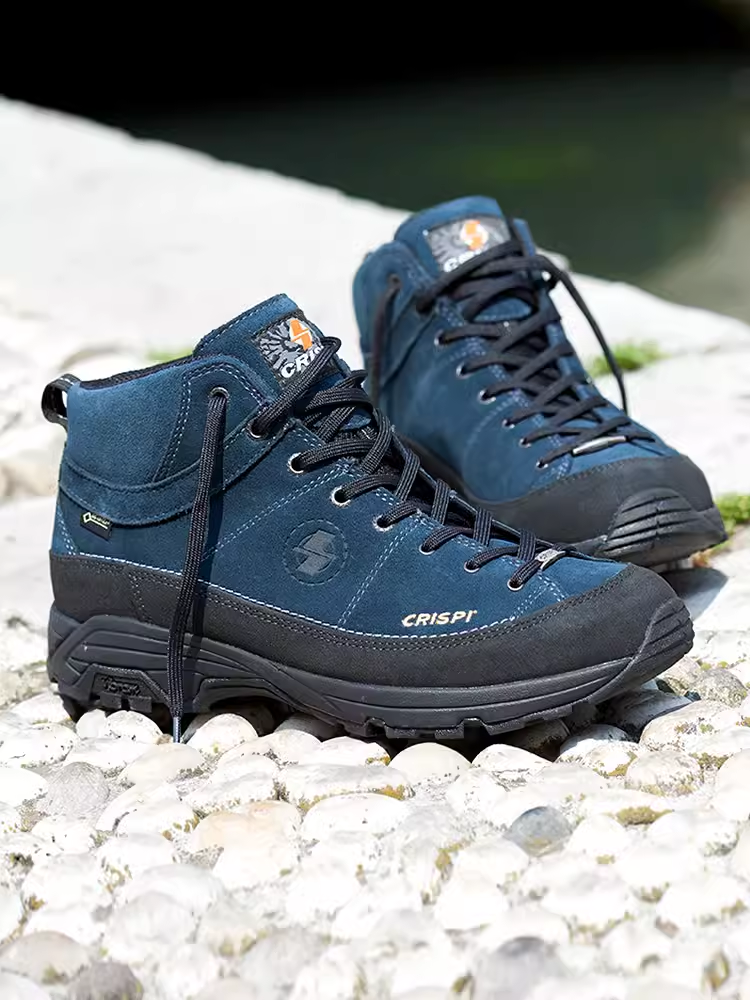 crispi防水牛皮防滑耐磨徒步登山户外鞋男女秋冬A Way Mid GTX - 图1