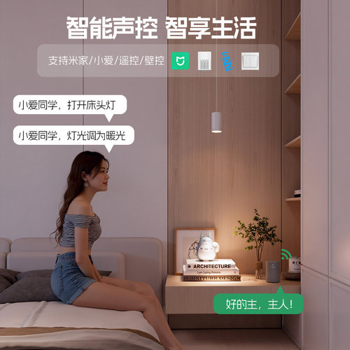 玄关吊线灯明装床头小吊灯可升降调焦变焦聚光餐厅灯餐桌入户射灯 - 图2