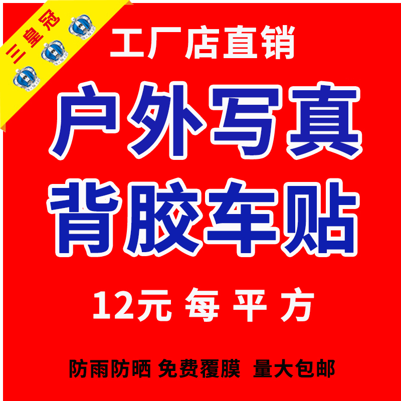 海报定制印刷高清晰户内写真pp背胶喷绘广告打印制作定做宣传单页 - 图3