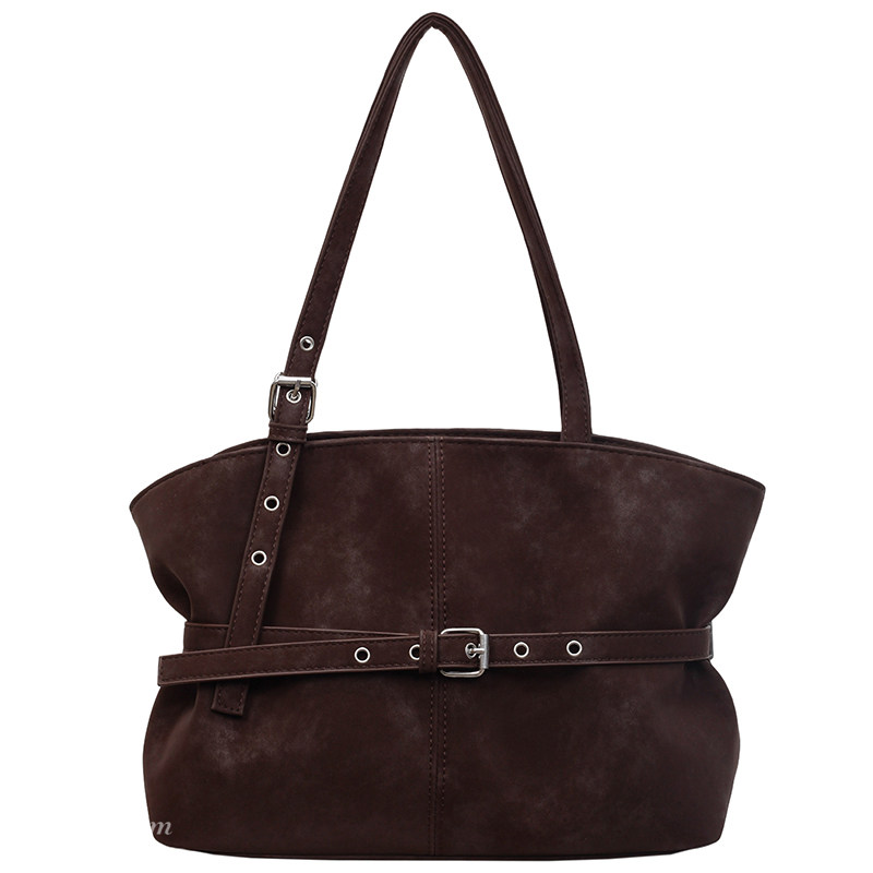 通勤复古磨砂包包女2025新款秋冬季百搭单肩包外出上班手提托特包,淘宝优惠券,粉丝福利购,淘宝优惠卷