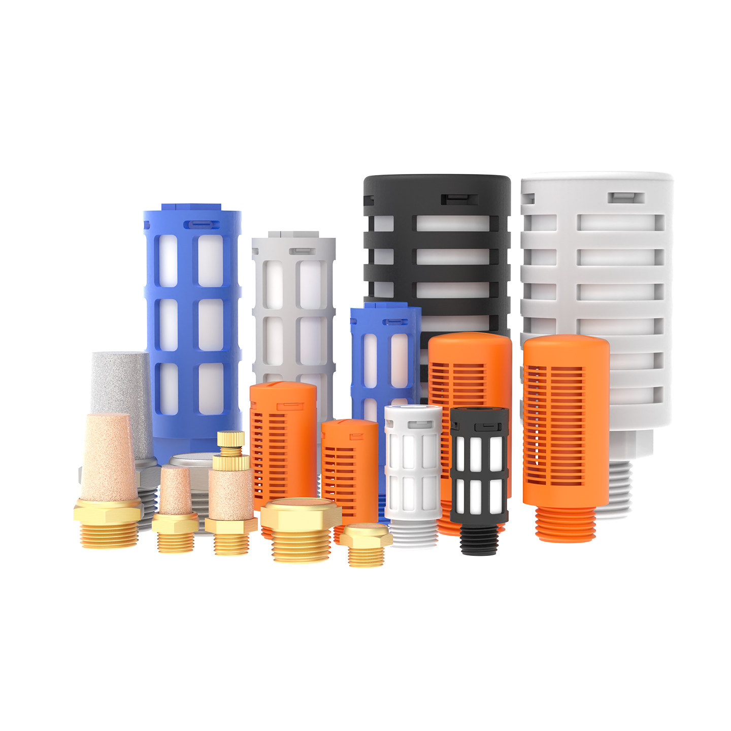 气动消声器PSL节流平头长头BSL-0102防尘消音降噪铜铁塑料不锈钢,淘宝优惠券,粉丝福利购,淘宝优惠卷