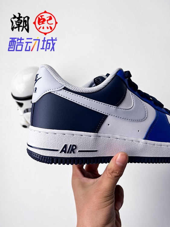 Nike Air Force 1 AF1空军一号男女小麦CJ9178电竞高帮低帮镭射白 - 图2