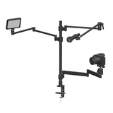 Планшетная лампа, трубка, камера, заполняющий свет, высокий микрофон, опорная рама