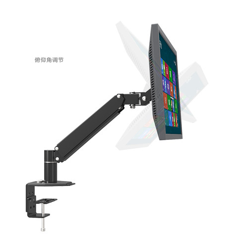 DVHZ电脑显示器支架桌面万向显示屏支架适用17-24寸加长横臂L135 - 图2