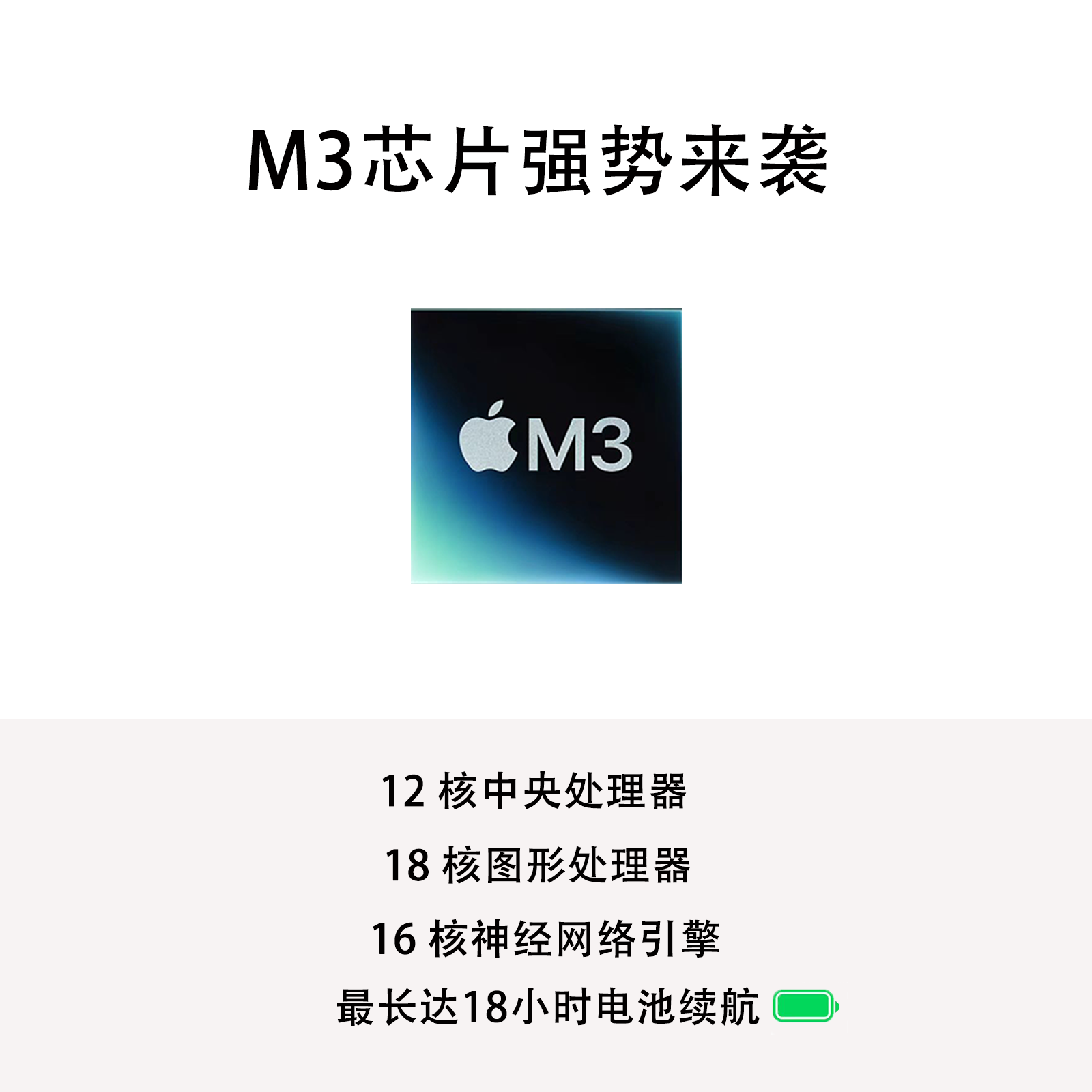 Apple/苹果2023款MacBook Pro 16英寸 M3 MAX芯片（14 核中央处理器、30 核图形处理器）笔记本电脑 - 图1