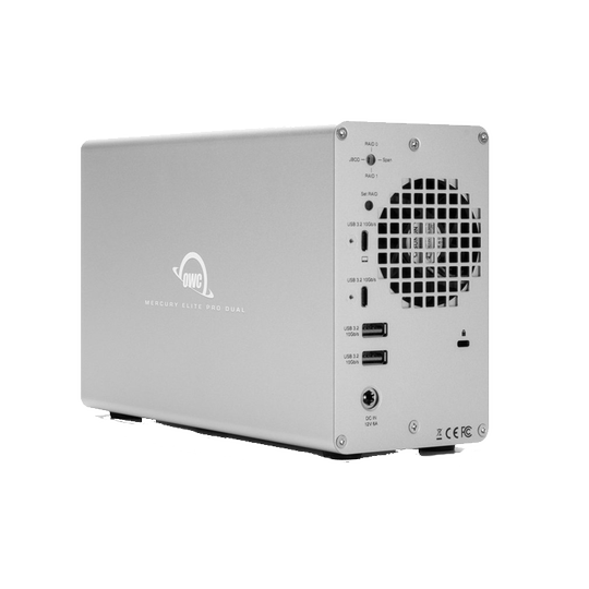 2-disk DOCK hard disk enclosure disk array OWC