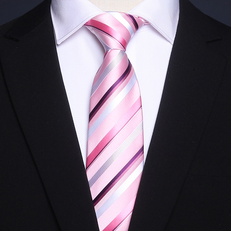 猎尚商务领带正装8cm粉色条纹箭头型男女韩版时尚斜纹领带,淘宝优惠券,粉丝福利购,淘宝优惠卷