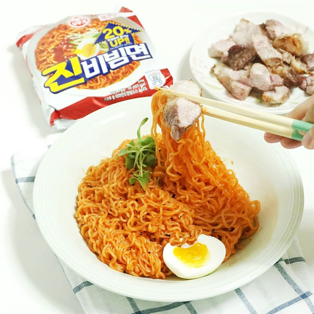 Tumbler real cold noodles imported from Korea