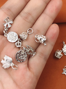 小吊坠项链招财猫算盘DIY编织