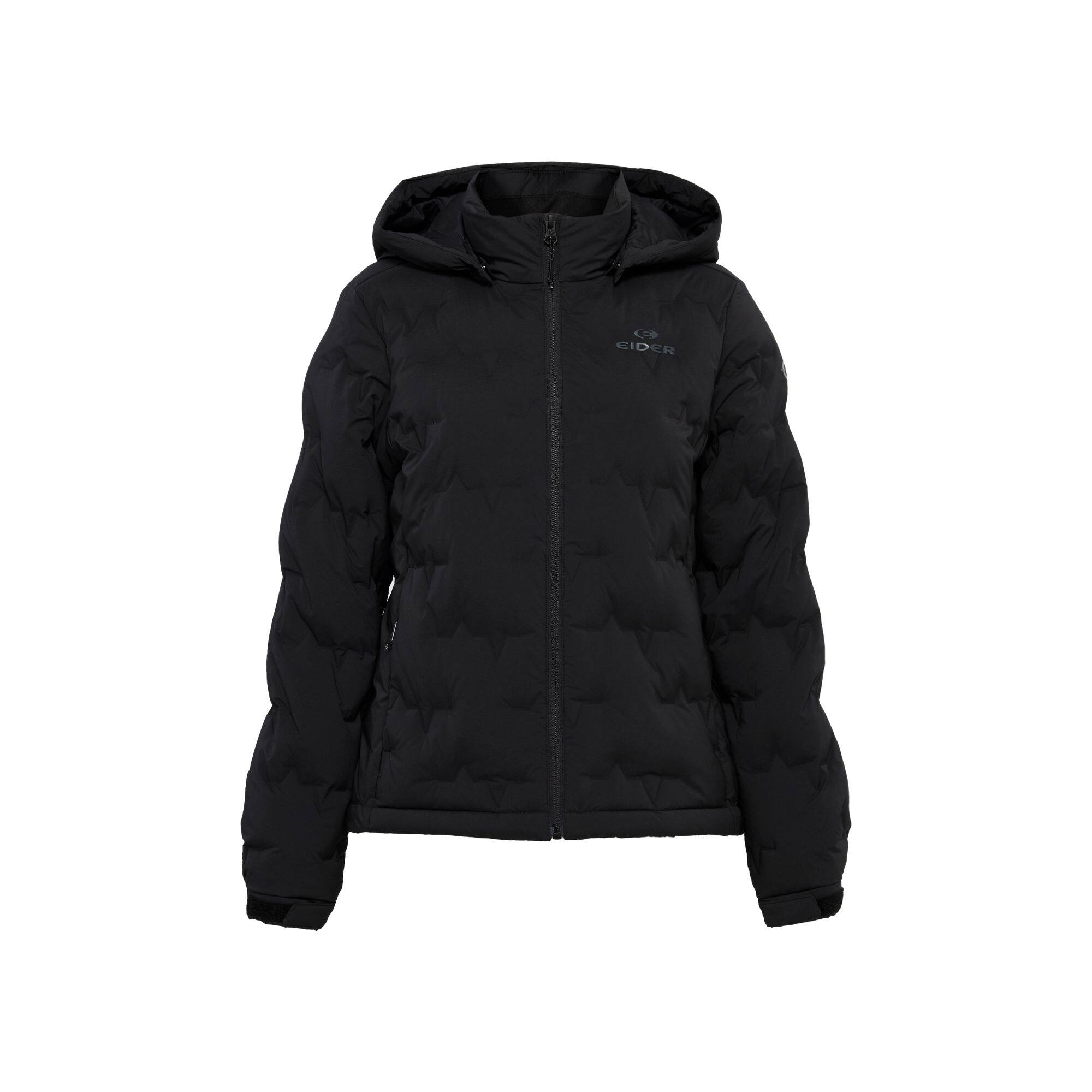 EIDER韩国代购25冬女户外轻量百搭休闲连帽鹅绒羽绒服夹克外套 - 图0