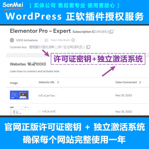 Elementor Pro官方正版Key授权在线更新WordPress模板编辑器插件 - 图0