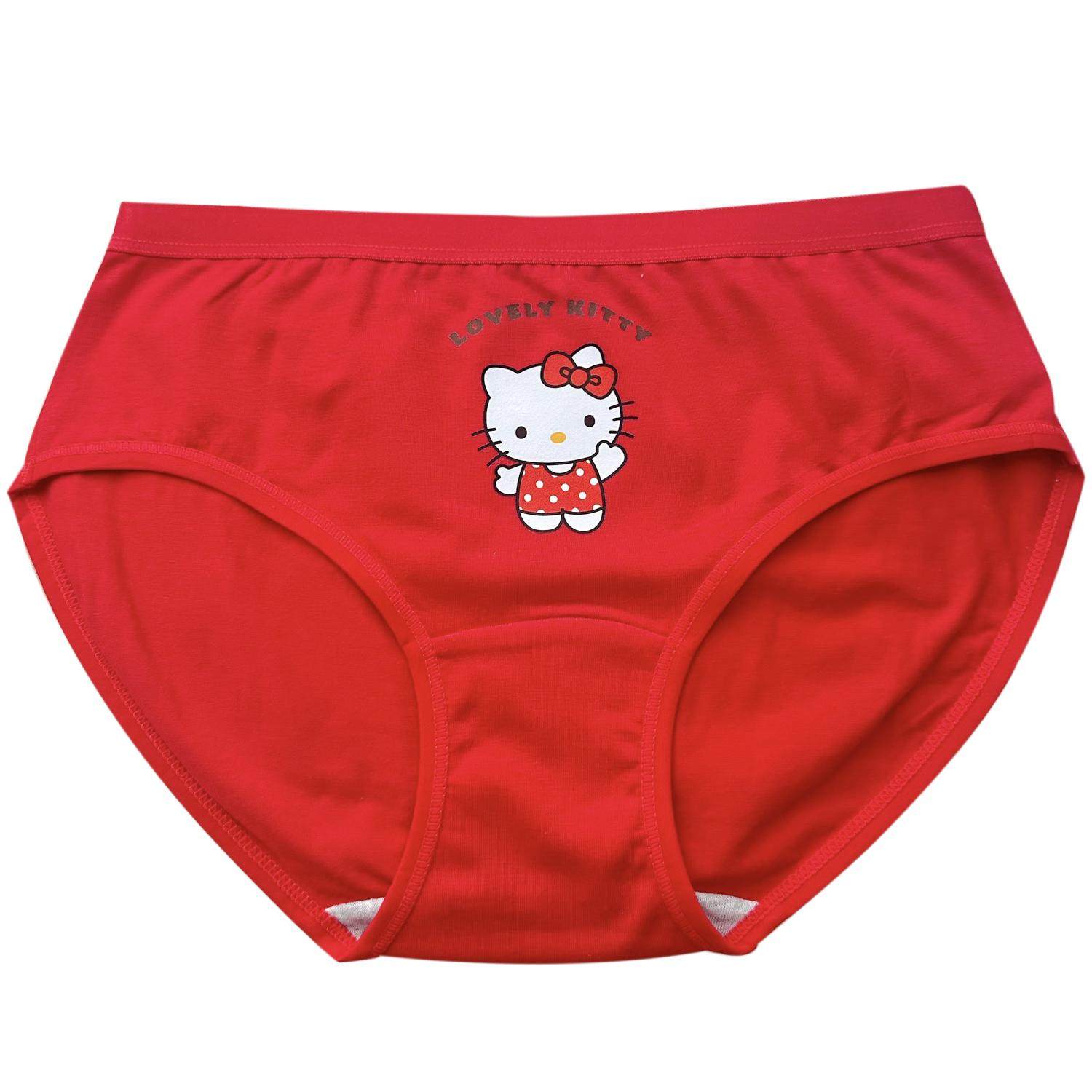 好运常在3条装可爱少女新年本命年大红色中腰纯棉抑菌裆女士内裤,淘宝优惠券,粉丝福利购,淘宝优惠卷