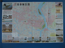 2017 of the map area of the traffic tourism map area of Lanxi City 2017