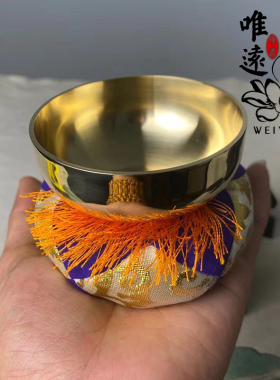 静心日式风桌面纯铜佛具