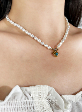 法式复古高级感淡水珍珠项链