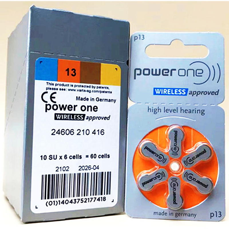 德国进口powerone助听器电池P10 P13 P312P675电子A10A13A312耳蜗 - 图2