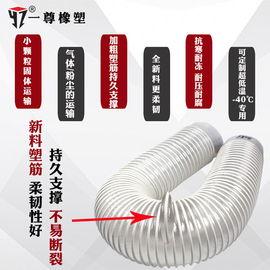 A hot sale 9999W meter PVC pipe vacuum pipe plastic ribs
