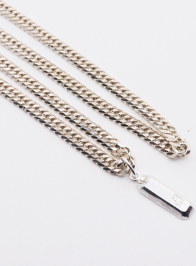 喜平纯银项链日本平喜嘻哈风格