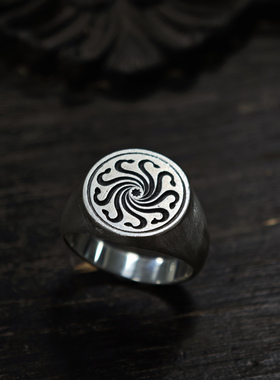 铁头的店男女通用925银复古指环