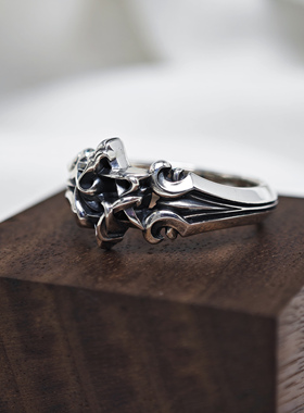 男女通用925银戒指情侣款