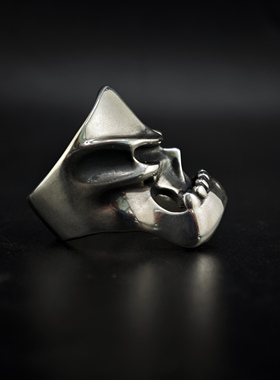 铁头的店925银复古朋克风戒指