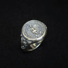Tietou's shop 925 silver original design Solomon's seal retro old style ring